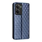 For Realme Neo7x 5G / P3 5G Cubic Grid Texture Flip Leather Phone Case(Blue) - 3