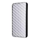 For Realme Neo7x 5G / P3 5G Cubic Grid Texture Flip Leather Phone Case(Silver) - 2