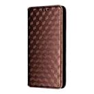 For Realme Neo7x 5G / P3 5G Cubic Grid Texture Flip Leather Phone Case(Brown) - 2