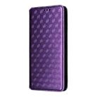 For Realme P3 Pro 5G Cubic Grid Texture Flip Leather Phone Case(Purple) - 2