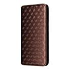 For Realme P3 Pro 5G Cubic Grid Texture Flip Leather Phone Case(Brown) - 2