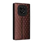 For Realme V60 5G / V60S 5G Cubic Grid Texture Flip Leather Phone Case(Brown) - 3