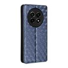 For Realme 13+ 5G Global / 13 Cubic Grid Texture Flip Leather Phone Case(Blue) - 3