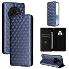 For Realme 14 Pro 5G Cubic Grid Texture Flip Leather Phone Case(Blue) - 1