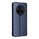 For Realme 14 Pro 5G Cubic Grid Texture Flip Leather Phone Case(Blue) - 3