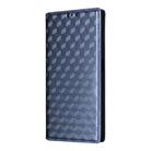 For Realme 14X 5G Malay / V70 / V70s Cubic Grid Texture Flip Leather Phone Case(Blue) - 2