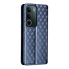 For Realme C71 4G Cubic Grid Texture Flip Leather Phone Case(Blue) - 3