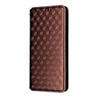 For Realme C71 4G Cubic Grid Texture Flip Leather Phone Case(Brown) - 2