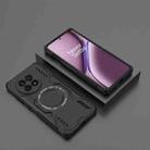 For OnePlus Ace 5 / Ace 5 Pro / 13R Butterfly Armor MagSafe Magnetic Ring Shockproof Phone Case(Black) - 2