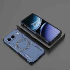 For OnePlus Nord 4 5G Global Butterfly Armor MagSafe Magnetic Ring Shockproof Phone Case(Blue) - 2