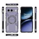 For OnePlus Nord 4 5G Global Butterfly Armor MagSafe Magnetic Ring Shockproof Phone Case(Purple) - 3