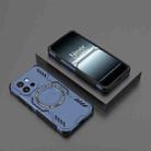 For OnePlus 13T Butterfly Armor MagSafe Magnetic Ring Shockproof Phone Case(Blue) - 2