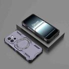 For OnePlus 13T Butterfly Armor MagSafe Magnetic Ring Shockproof Phone Case(Purple) - 2