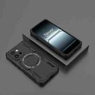 For OnePlus 13T Butterfly Armor MagSafe Magnetic Ring Shockproof Phone Case(Black) - 2