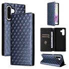 For Samsung Galaxy A26 5G Cubic Grid Texture Flip Leather Phone Case(Blue) - 1
