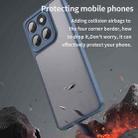 For Motorola Edge 60 Fusion Fan Dun Series TPU Hybrid PC Frosted Phone Case(Blue) - 3