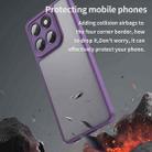 For Motorola Edge 60 Fan Dun Series TPU Hybrid PC Frosted Phone Case(Purple) - 3