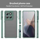 For Motorola Edge 5G 2025 Fan Dun Series TPU Hybrid PC Frosted Phone Case(Green) - 2
