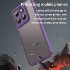 For Motorola Edge 5G 2025 Fan Dun Series TPU Hybrid PC Frosted Phone Case(Purple) - 3