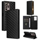 For HTC U23 / U23 Pro Cubic Grid Texture Flip Leather Phone Case(Black) - 1