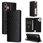 For Nothing CMF Phone 2 Pro Cubic Grid Texture Flip Leather Phone Case(Black) - 1