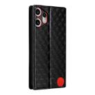 For Nothing CMF Phone 2 Pro Cubic Grid Texture Flip Leather Phone Case(Black) - 3