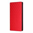 For Nothing CMF Phone 2 Pro Cubic Grid Texture Flip Leather Phone Case(Red) - 2