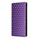 For Nothing CMF Phone 2 Pro Cubic Grid Texture Flip Leather Phone Case(Purple) - 2