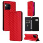For T-Mobile REVVL 7 Pro 5G Cubic Grid Texture Flip Leather Phone Case(Red) - 1