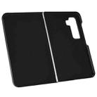 For Microsoft Surface Duo 2 Cubic Grid Texture Leather Back Cover Phone Case(Purple) - 3