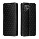 For Fairphone 5 Cubic Grid Texture Flip Leather Phone Case(Black) - 2