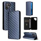 For Fairphone 5 Cubic Grid Texture Flip Leather Phone Case(Blue) - 1