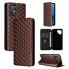 For Fairphone 5 Cubic Grid Texture Flip Leather Phone Case(Brown) - 1