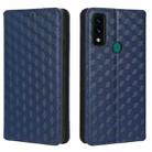 For AT&T Maestro 3 Cubic Grid Texture Flip Leather Phone Case(Blue) - 2