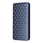 For Fossibot S3 Pro Cubic Grid Texture Flip Leather Phone Case(Blue) - 2