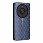 For Fossibot S3 Pro Cubic Grid Texture Flip Leather Phone Case(Blue) - 3