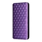 For Fossibot S3 Pro Cubic Grid Texture Flip Leather Phone Case(Purple) - 2