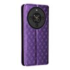 For Fossibot S3 Pro Cubic Grid Texture Flip Leather Phone Case(Purple) - 3