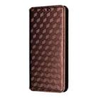 For Fossibot S3 Pro Cubic Grid Texture Flip Leather Phone Case(Brown) - 2