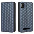 For Cloud Mobile Stratus C7 Cubic Grid Texture Flip Leather Phone Case(Blue) - 2