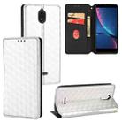 For HotPepper Serrano3 Cubic Grid Texture Flip Leather Phone Case(Silver) - 1