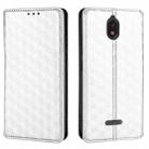 For HotPepper Serrano3 Cubic Grid Texture Flip Leather Phone Case(Silver) - 2