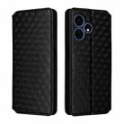 For Boost Mobile Celero 5G+ 2024 Cubic Grid Texture Flip Leather Phone Case(Black) - 2