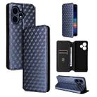 For Boost Mobile Celero 5G+ 2024 Cubic Grid Texture Flip Leather Phone Case(Blue) - 1