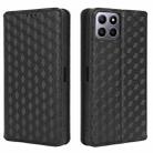 For Boost Mobile Celero 5G+ Cubic Grid Texture Flip Leather Phone Case(Black) - 2