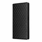 For OPPO A5 Pro 5G Global Cubic Grid Texture Flip Leather Phone Case(Black) - 2