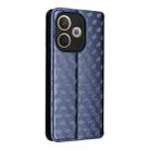 For OPPO A5 Pro 5G Global Cubic Grid Texture Flip Leather Phone Case(Blue) - 3