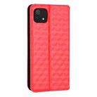 For OPPO A16K / A16e Cubic Grid Texture Flip Leather Phone Case(Red) - 3