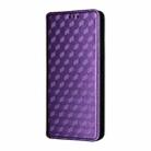 For OPPO A60 4G Cubic Grid Texture Flip Leather Phone Case(Purple) - 2