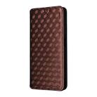 For OPPO A60 4G Cubic Grid Texture Flip Leather Phone Case(Brown) - 2